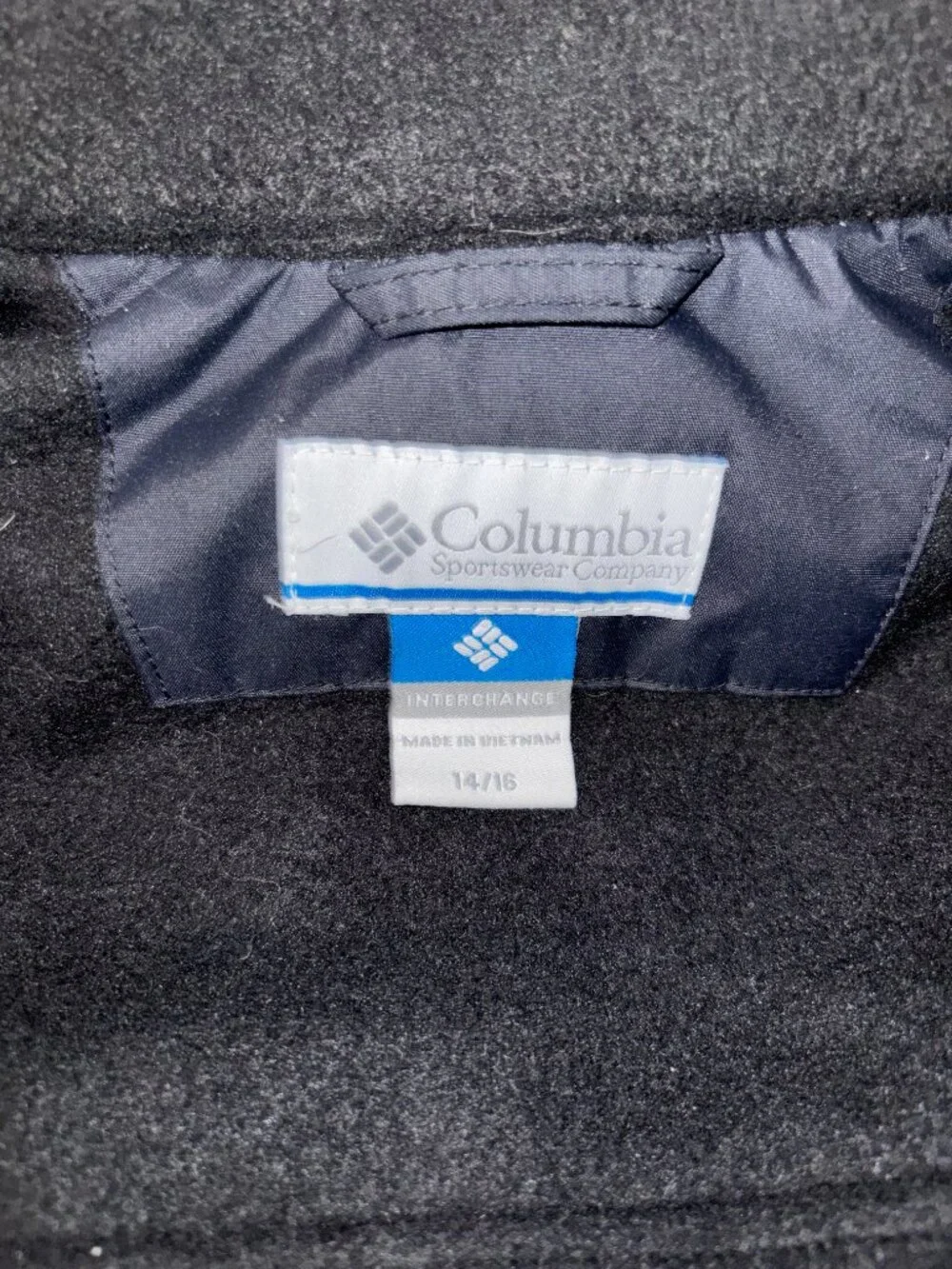 Columbia Youth Bugaboo Omni-Tech Jacket Red Gray Size L 14/16 Waterproof Ski